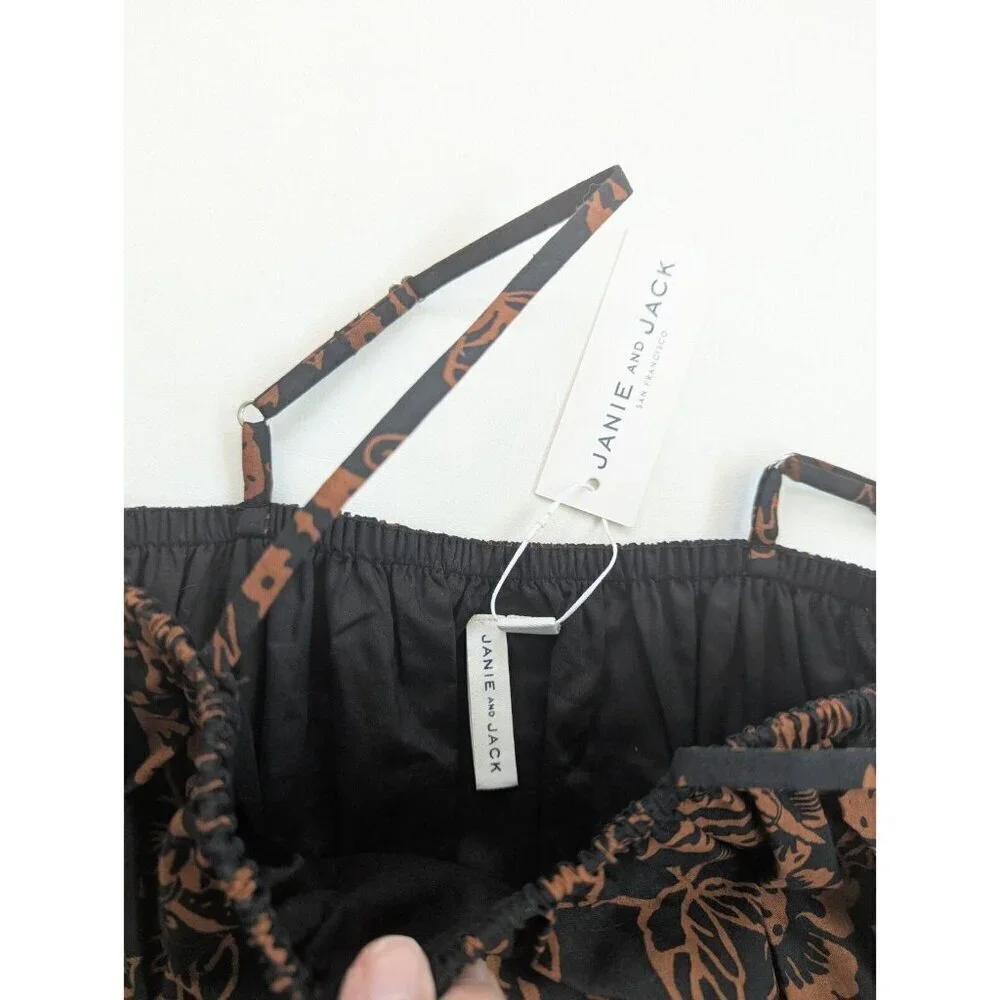 Janie & Jack Binabu Girls Floral Summer Sundress Size Age 12 Boho Style NEW - Picture 3 of 12